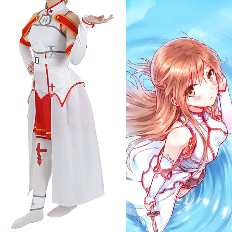 Anime clothing knife sword god domain Aya Squar fight suit role play clothing Halloween costumes