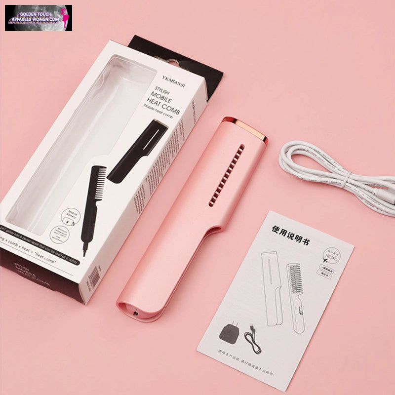 New Hair Straightening Comb Negative Ion Styling Hair Straightener