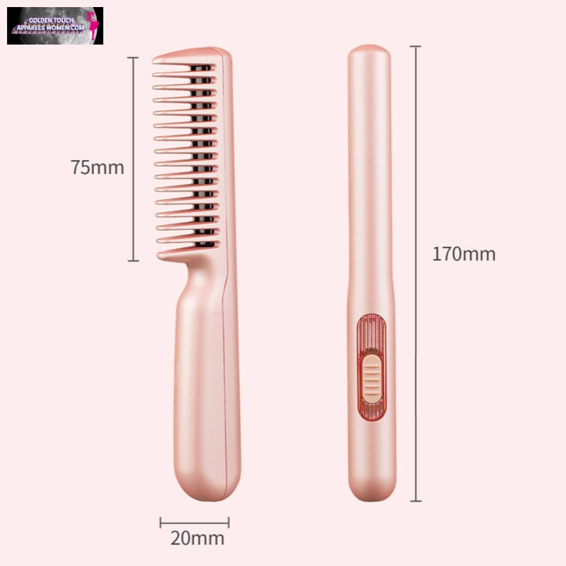 New Hair Straightening Comb Negative Ion Styling Hair Straightener