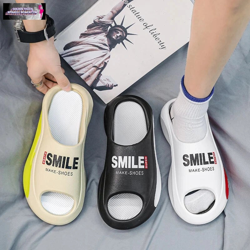 Stylish Slip-On Beach Shoes for Men & Women | Non-Slip Soles & 5cm Platform | Multiple Sizes Available