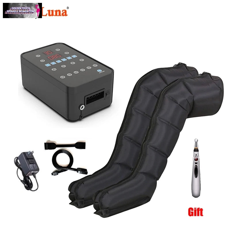 Dynamic Air Compression Boots - Recovery Massage, LED Display, Customizable Settings