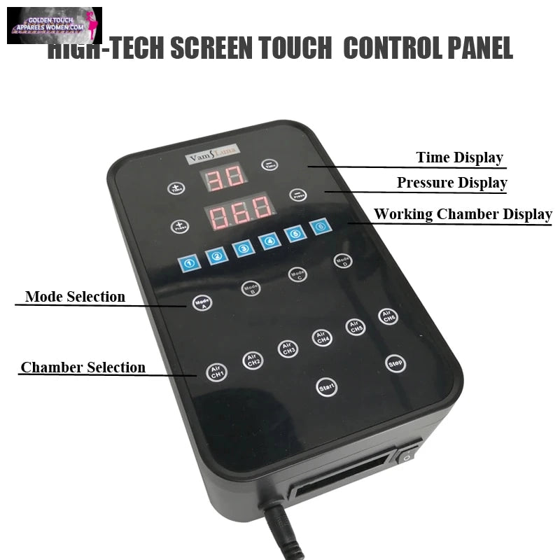 Dynamic Air Compression Boots - Recovery Massage, LED Display, Customizable Settings