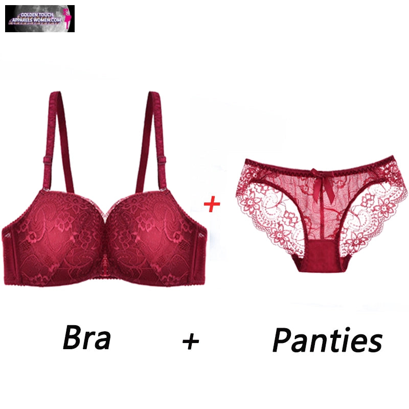 Lace Push Up Bra | Wireless Comfort