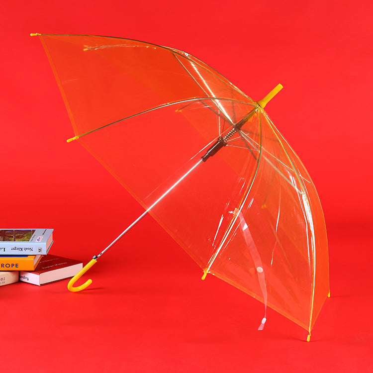 Optimize product title: Wholesale Manufacturer of Long-handle Transparent Umbrellas
