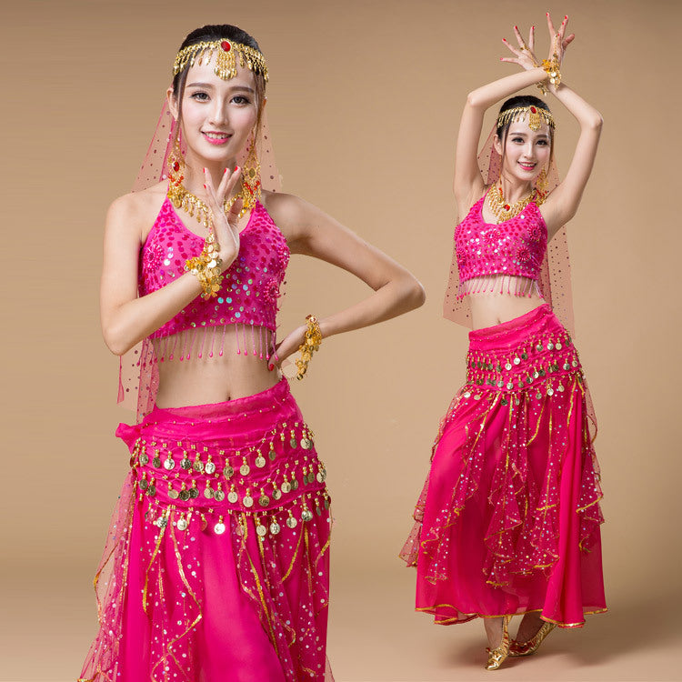 New belly dance costume costumes Indian dance costume adult belly dance suit show service practice clothes