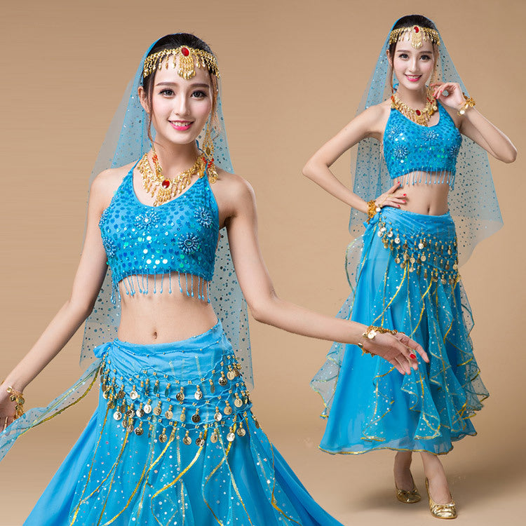 New belly dance costume costumes Indian dance costume adult belly dance suit show service practice clothes