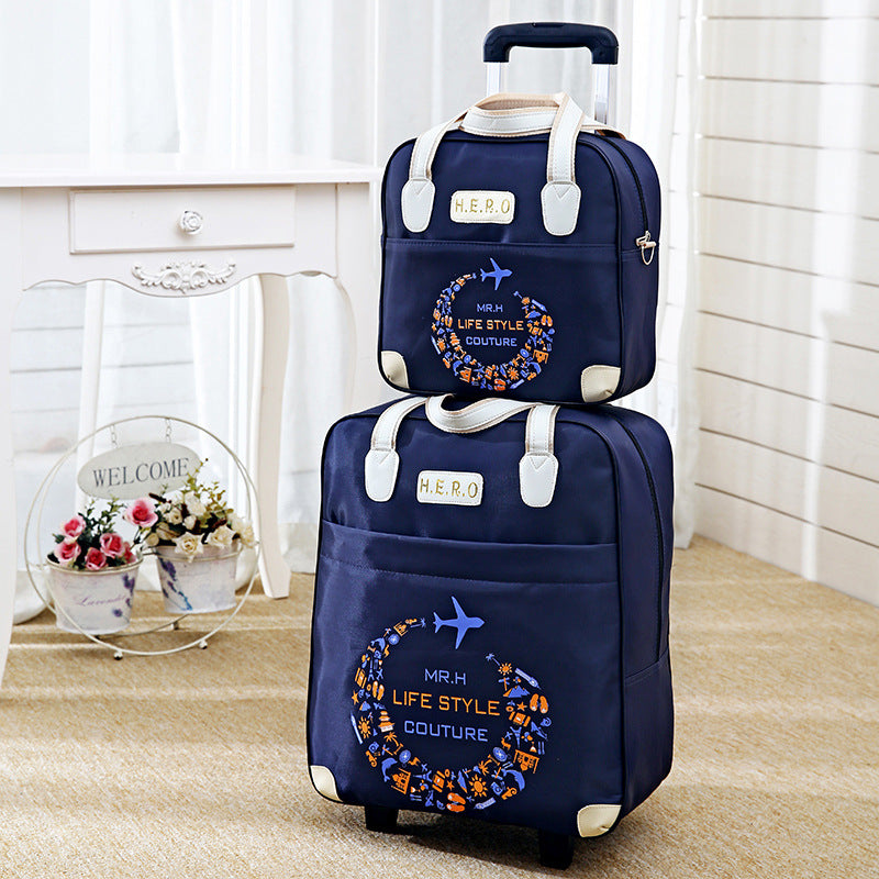 Trolley travel bag female large-capacity