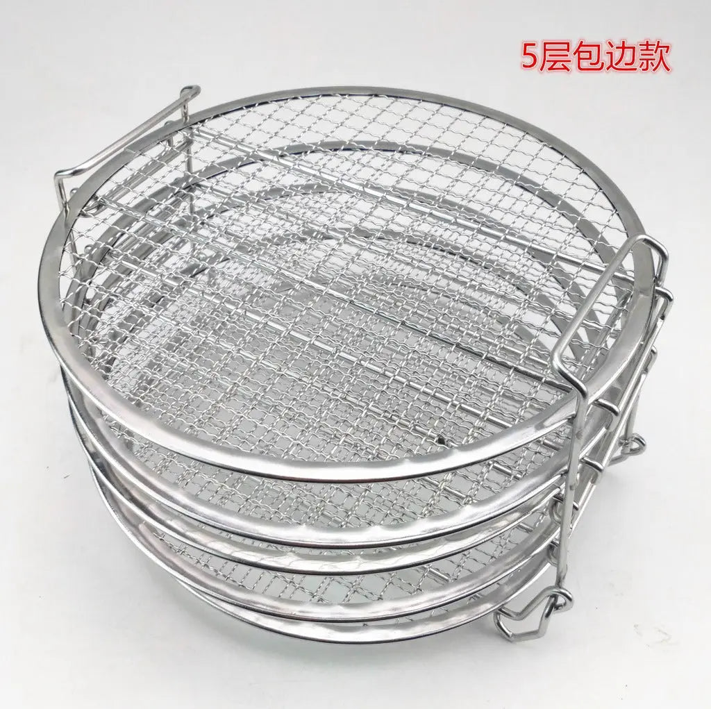 Airfryer fryer accessories 5 layers of grill suitable for Ninja Foodi dewater dried fruit rack.