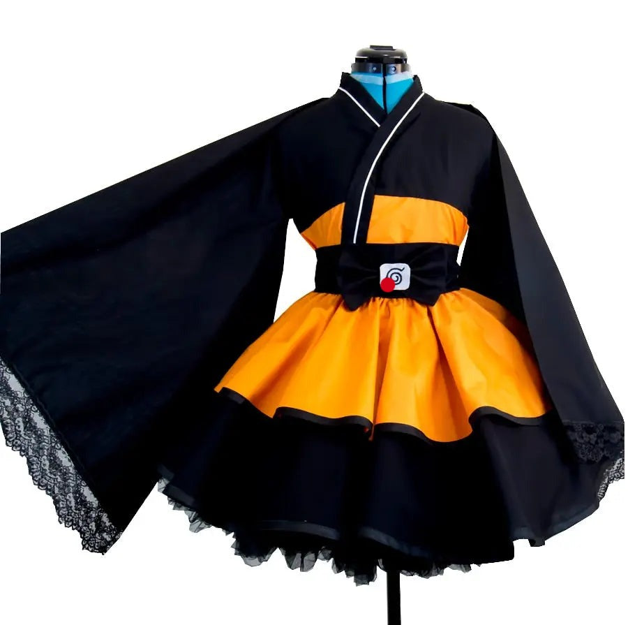 Ninja warrior sundress Ninja warrior sundress women female girl dress kimono cosplay