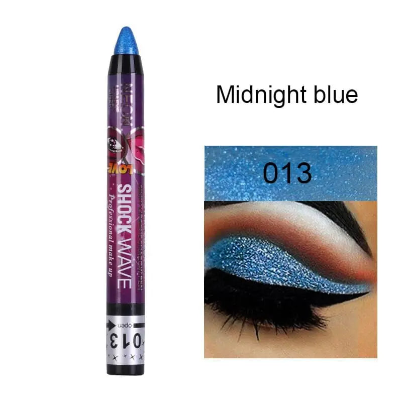 Beyprern 24-color Eye Shadow Stick 3-in-1 Eye Shadow Lipstick Lying Silkworm Pen Pearlescent Not Easy To Smudge Stage Cosmetics.