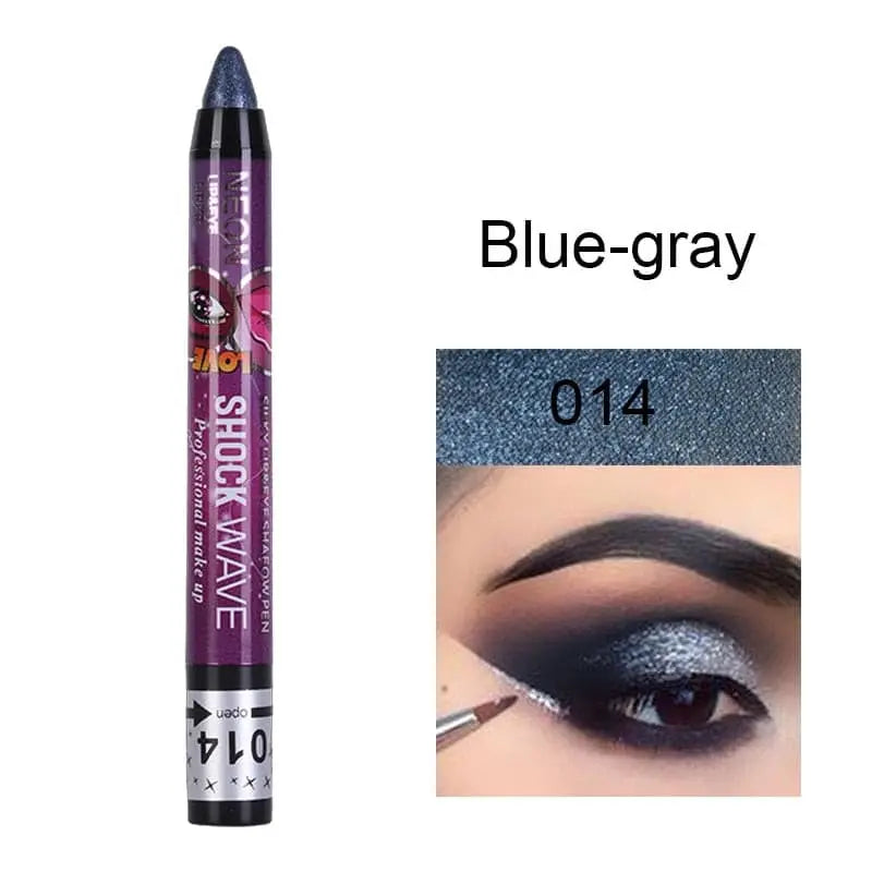 Beyprern 24-color Eye Shadow Stick 3-in-1 Eye Shadow Lipstick Lying Silkworm Pen Pearlescent Not Easy To Smudge Stage Cosmetics.
