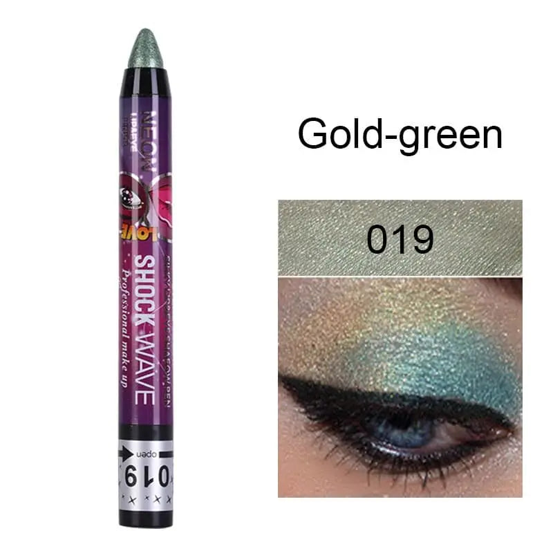 Beyprern 24-color Eye Shadow Stick 3-in-1 Eye Shadow Lipstick Lying Silkworm Pen Pearlescent Not Easy To Smudge Stage Cosmetics.