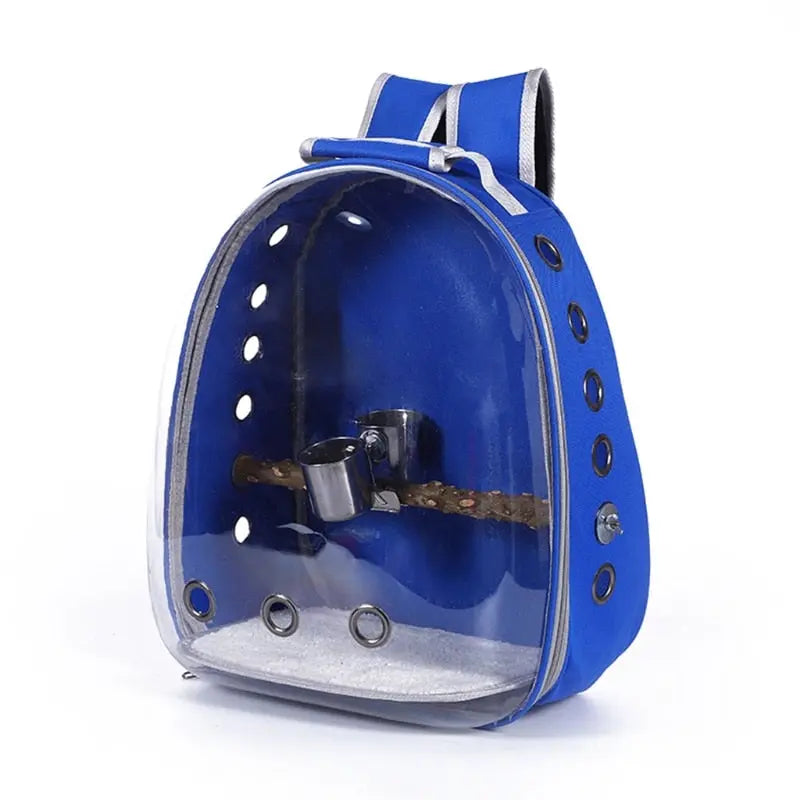 Bird Parrot Backpack Carrier Bubble Bag Small Dog Cat Space Capsule Pet Carrier for Hiking Outing Backpack Pet Bird Supplies.