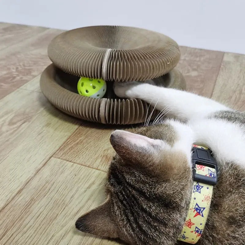 Cat Scratching Board Organ Cat Toy Cat Scratching Board With Bell Cat Grinding Claw Cat Climbing Frame Scratching Board.