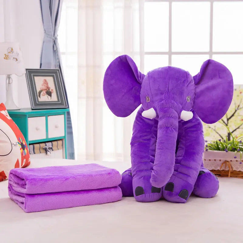 Elephant doll plush toy two-in-one.