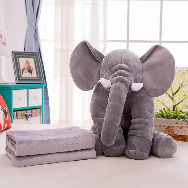 Elephant doll plush toy two-in-one.