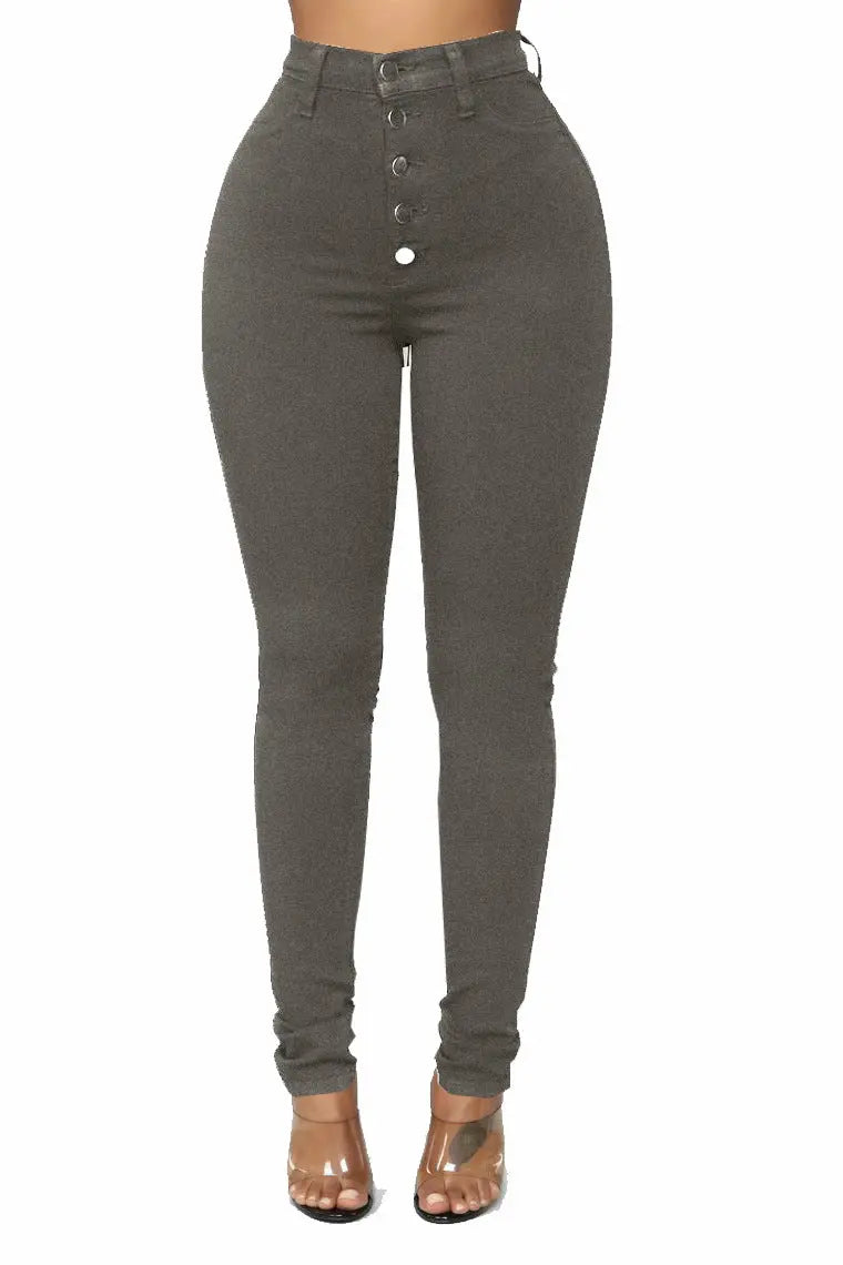 European and American high waist trousers cross-border jeans.
