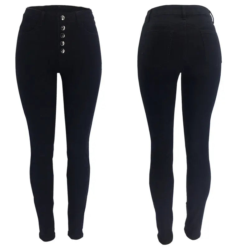 European and American high waist trousers cross-border jeans.