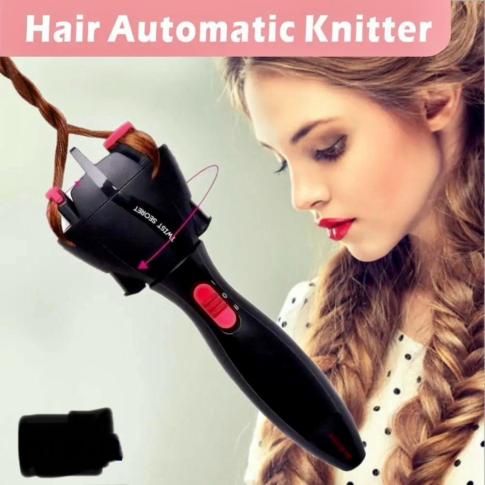 Effortlessly Style Your Hair with Our Electric Hair Braider - High Quality, Portable, and Time-Saving!