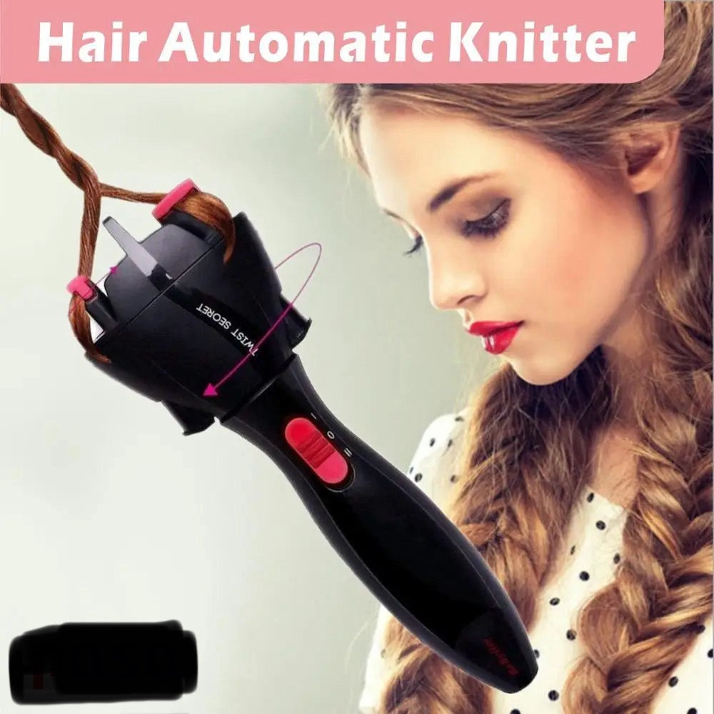 Effortlessly Style Your Hair with Our Electric Hair Braider - High Quality, Portable, and Time-Saving!