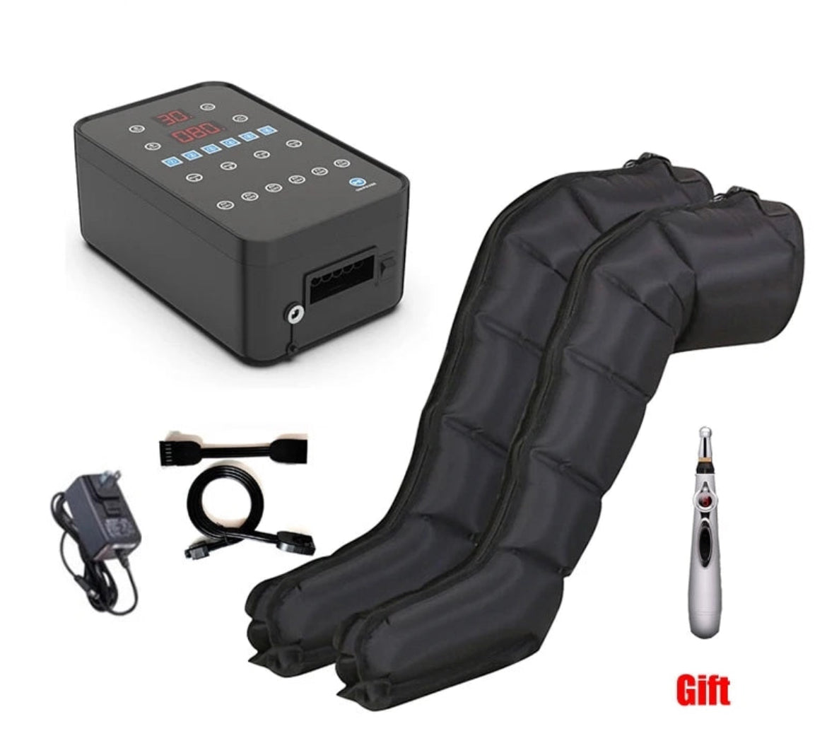 Dynamic Air Compression Boots - Recovery Massage, LED Display, Customizable Settings