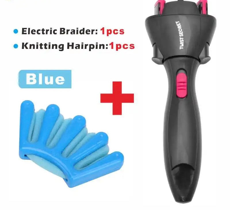 Effortlessly Style Your Hair with Our Electric Hair Braider - High Quality, Portable, and Time-Saving!
