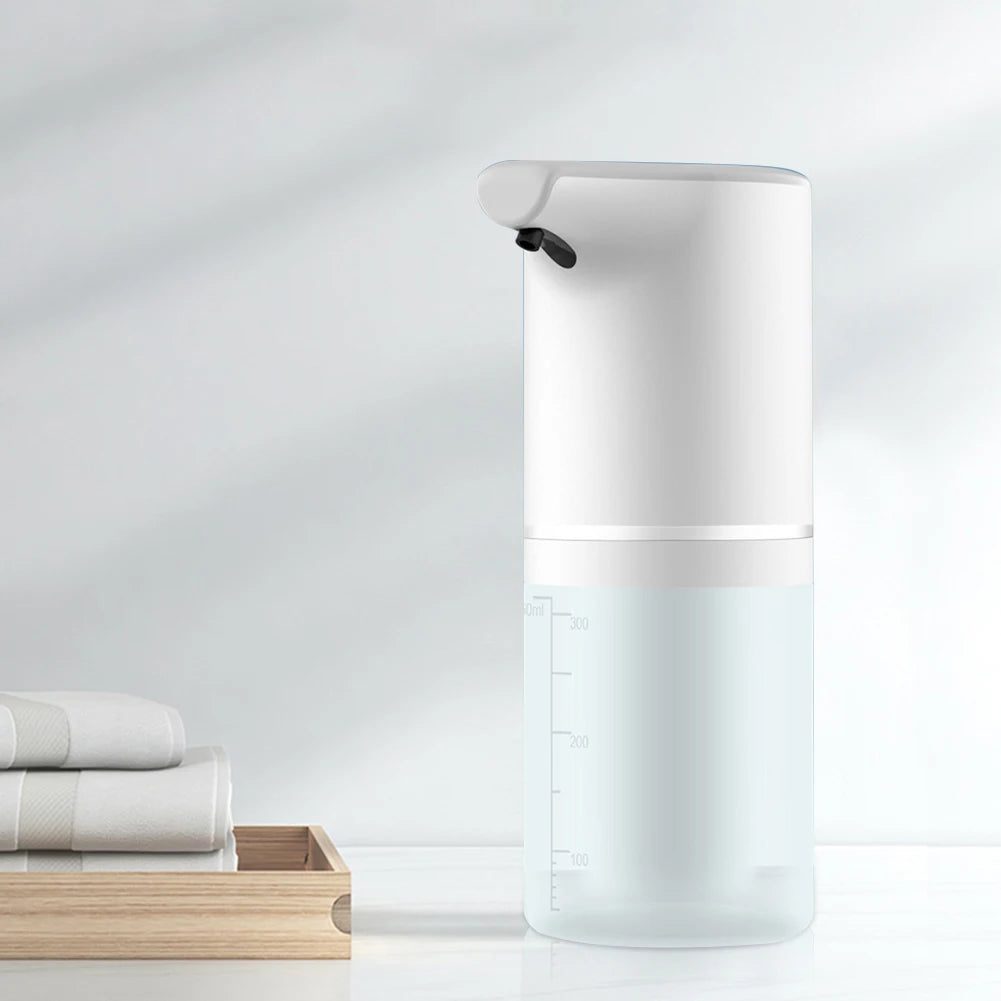 "Smart Touchless Foam Soap Dispenser with Infrared Sensor, USB Charging and Hand Sanitizer Function"