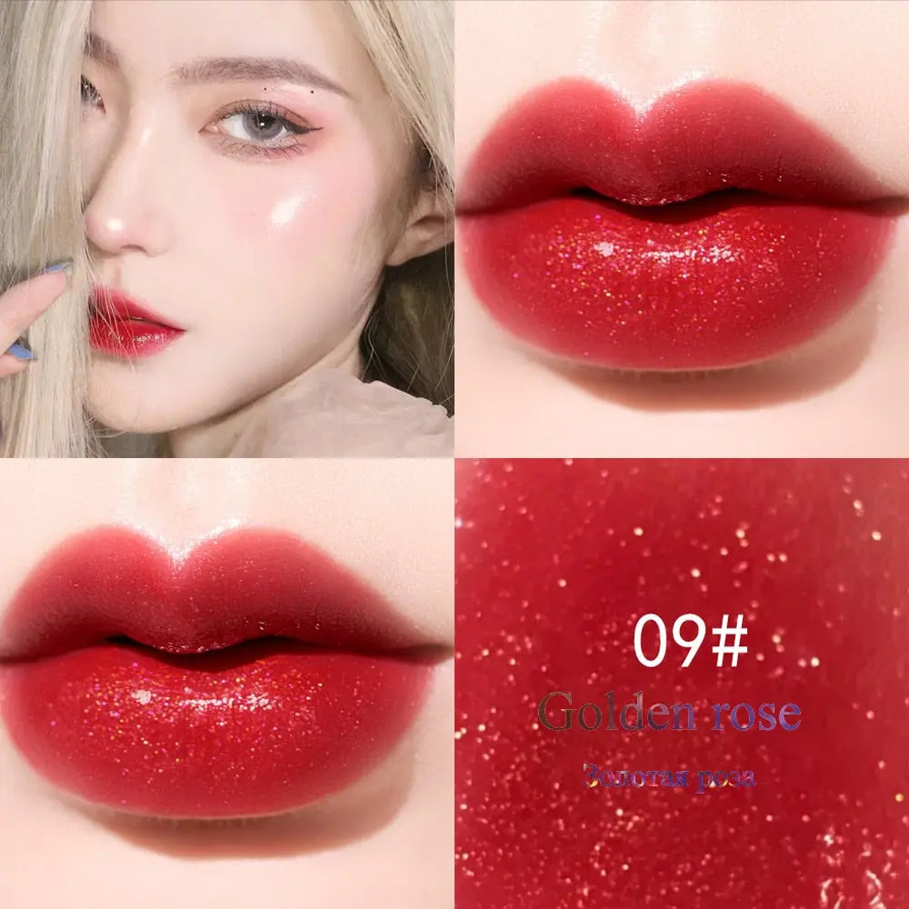 HIGH QUALTY Mini Liquid Lip Gloss Waterproof Non-stick 24 Hours Long Lasting Gloss Cosmetic Makeup Care 10PCS SET.