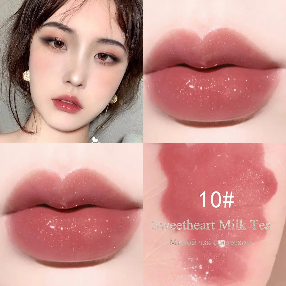 HIGH QUALTY Mini Liquid Lip Gloss Waterproof Non-stick 24 Hours Long Lasting Gloss Cosmetic Makeup Care 10PCS SET.