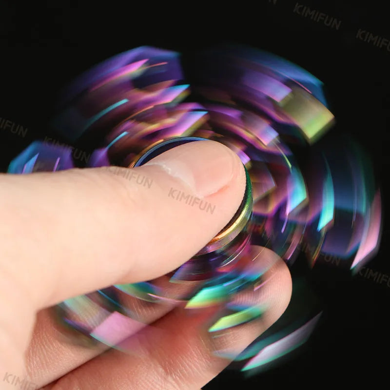 New Snowflake Fidget Spinner EDC Hand Spinners Autism ADHD Birthday Present Kids Christmas Gifts Metal Finger Toys Spinners