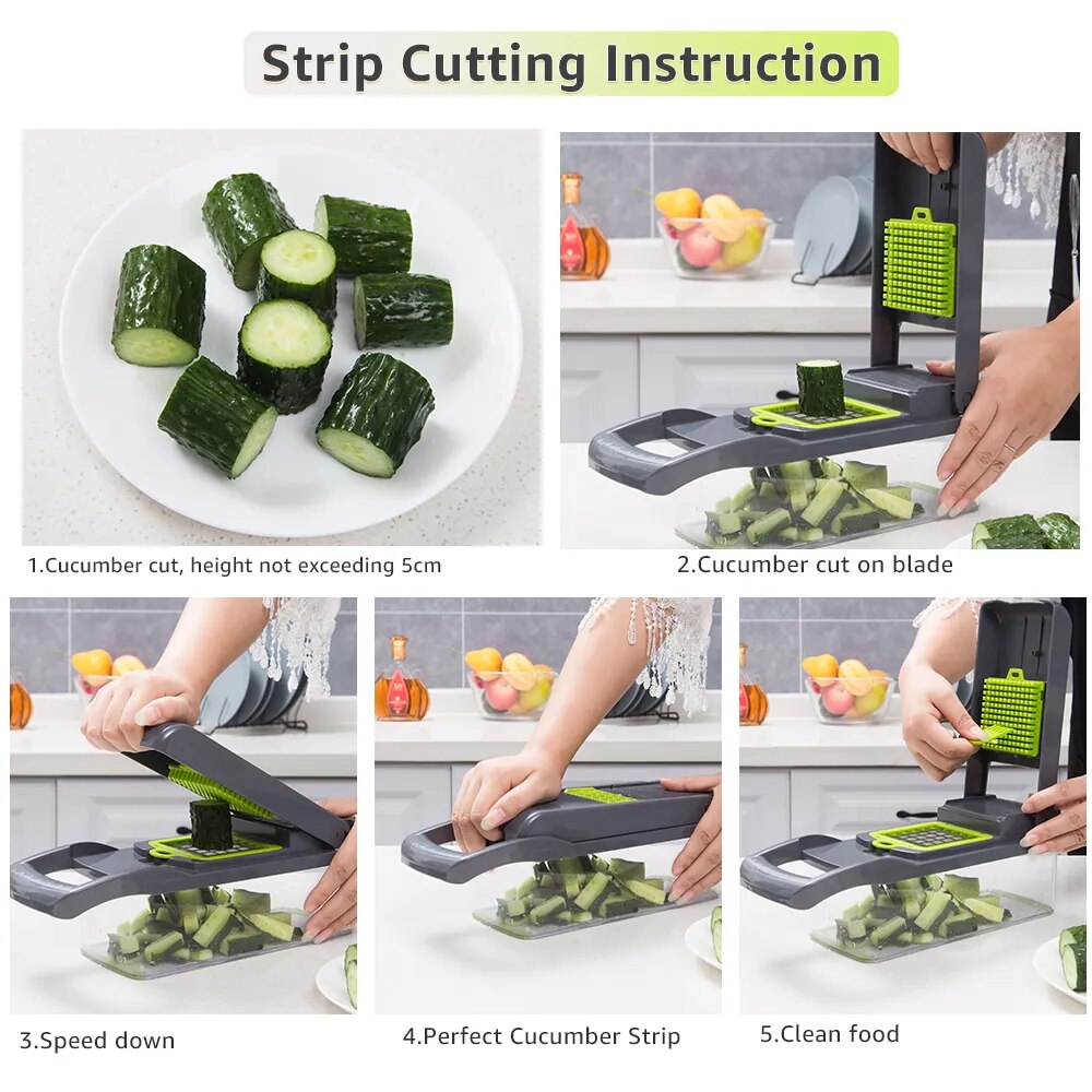 vegetable cutter Kitchen accessories Mandoline Slicer Fruit Cutter Potato Peeler Carrot Cheese Grater vegetable slicer