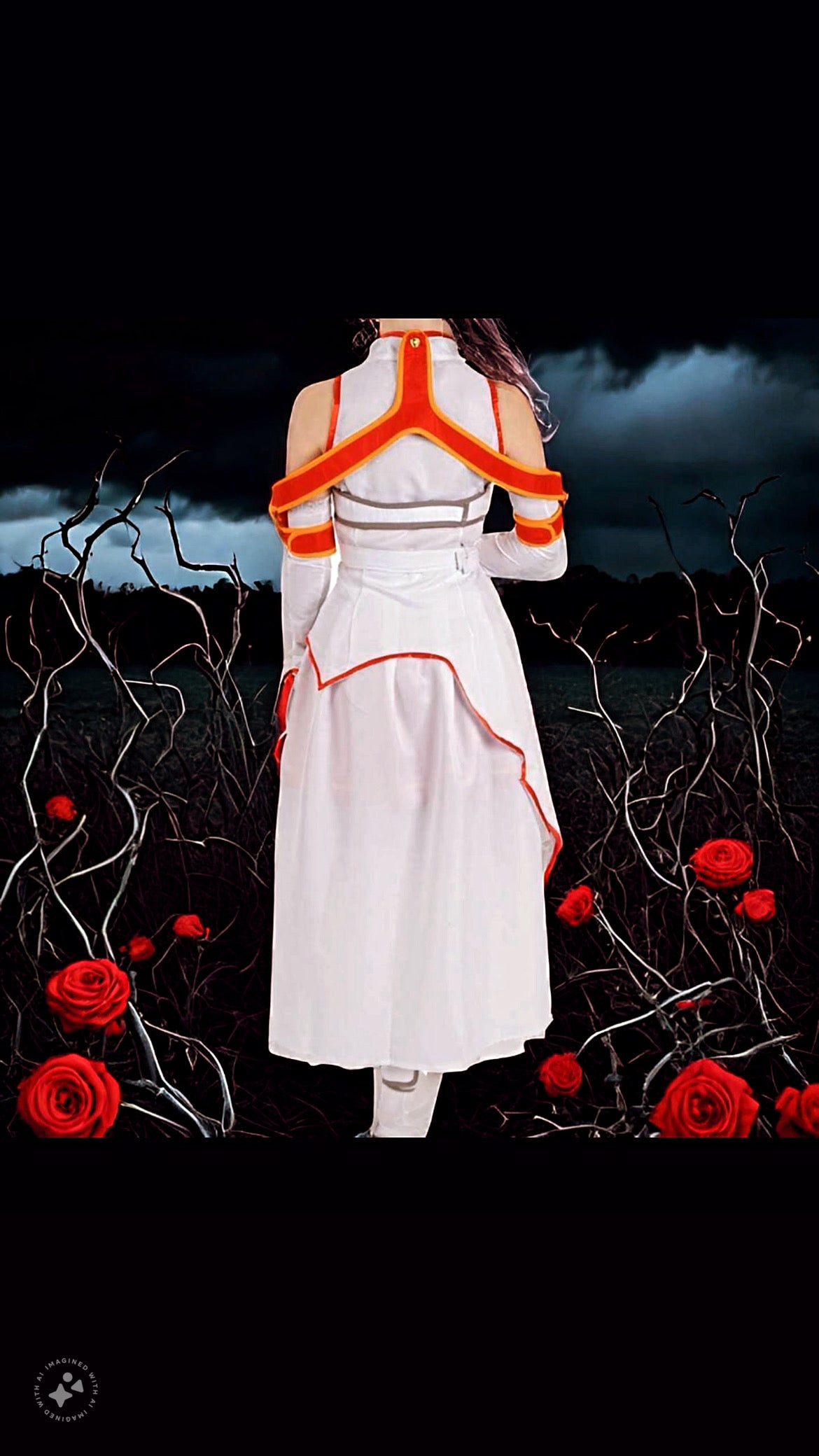 Anime clothing knife sword god domain Aya Squar fight suit role play clothing Halloween costumes
