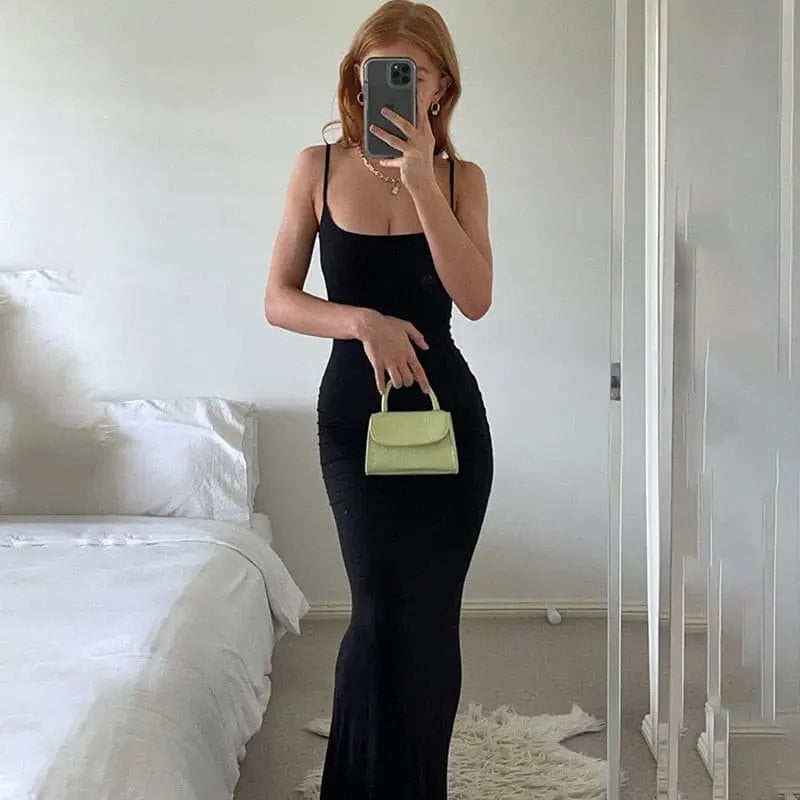 Jade Sleeveless pull over maxi dress.