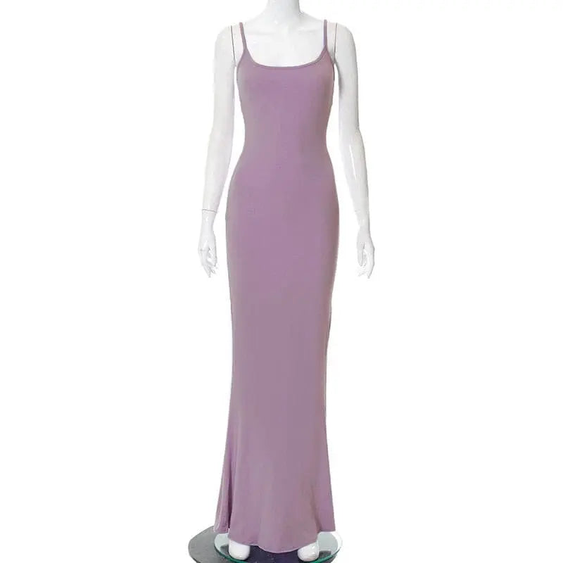 Jade Sleeveless pull over maxi dress.