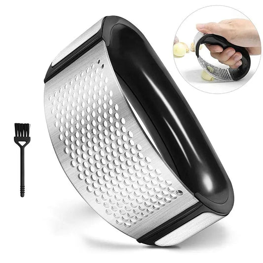 Maisonandcare Stainless Steel Manual Garlic Press Chopper.