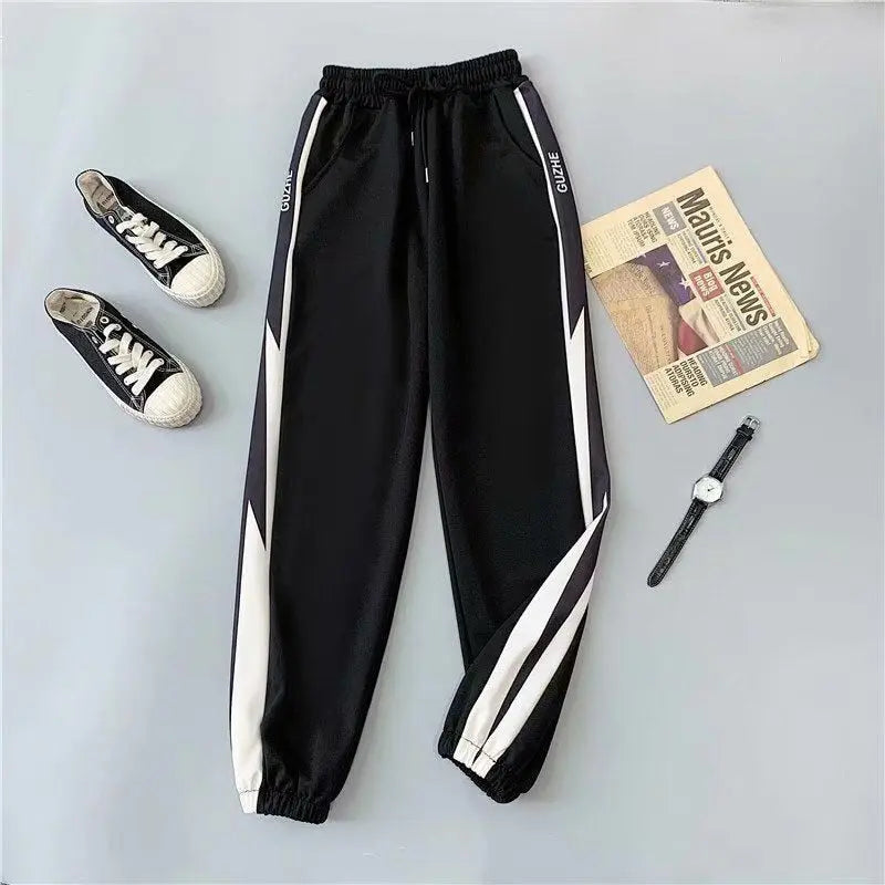 Plus Size Joggers Women Baggy Sweat pant Black Autumn Loose Hip Hop Harem Pants Women High Waist Sport Trousers.
