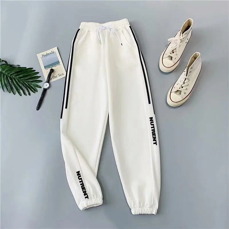 Plus Size Joggers Women Baggy Sweat pant Black Autumn Loose Hip Hop Harem Pants Women High Waist Sport Trousers.