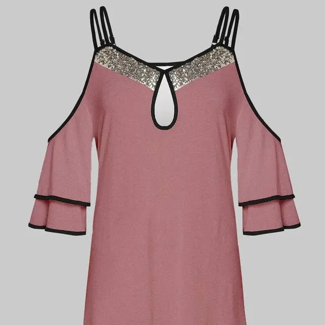 Plus Size Womens Tops And Blouses Summer Streetwear Cold Shoulder Woman Blouse Ladies Tops Women Clothes 2019 Fashion Clothing.