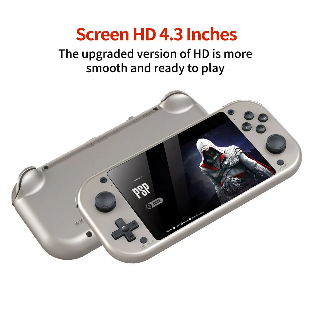 Retro Handheld Video Game Console - M17 | Open Source Linux System | 4.3 Inch IPS Screen | Portable Pocket Video Player