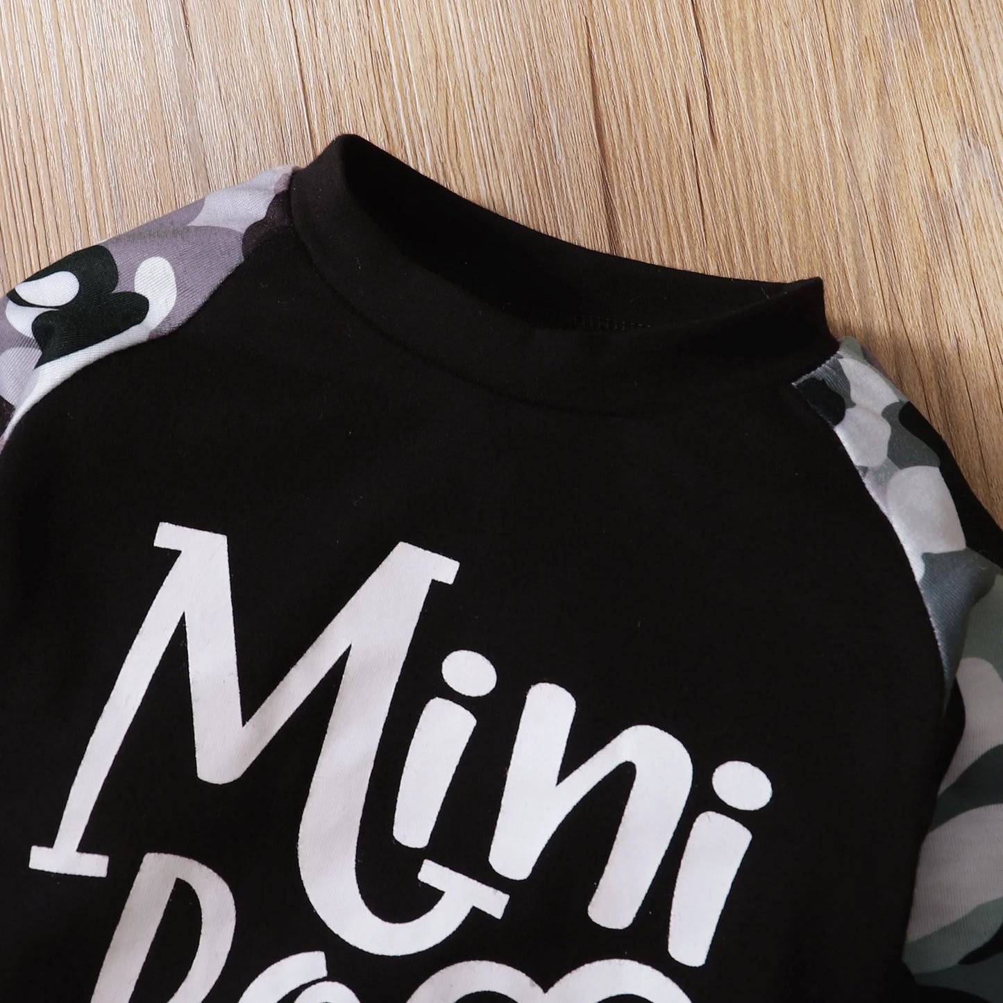 : Toddler Baby Boy Camouflage Sweatshirt Outfit - Long Sleeve Tops and Pants - 2pcs Fall Winter Set