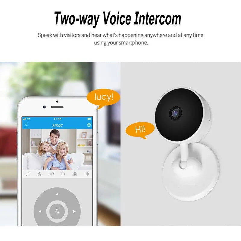 Smart WiFi Baby Monitor with Video Surveillance, Two-Way Audio, Night Vision, and Newborn Baby Security Protection