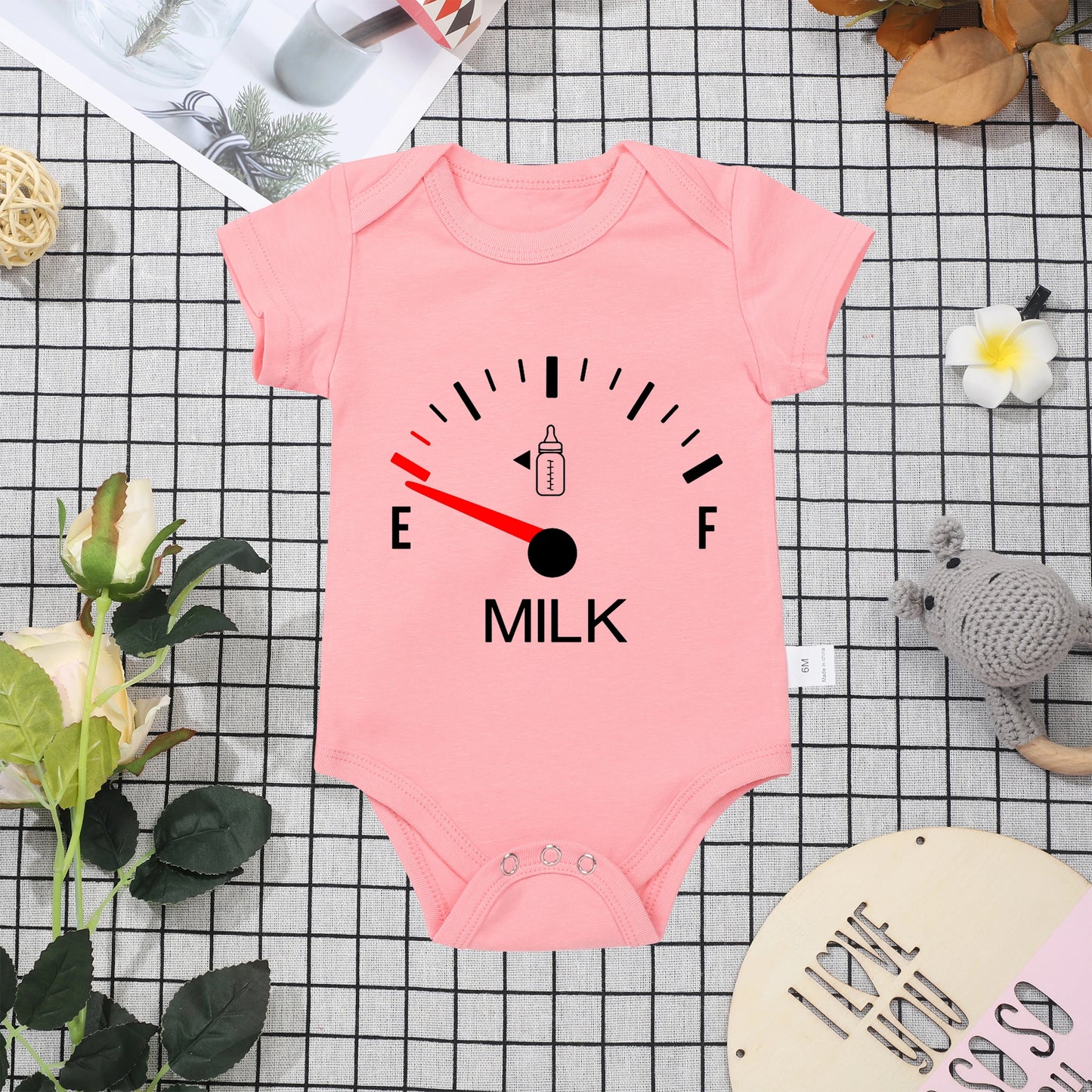 GOT MILK Cotton Baby Onesie High Quality Newborn Romper 0-24
