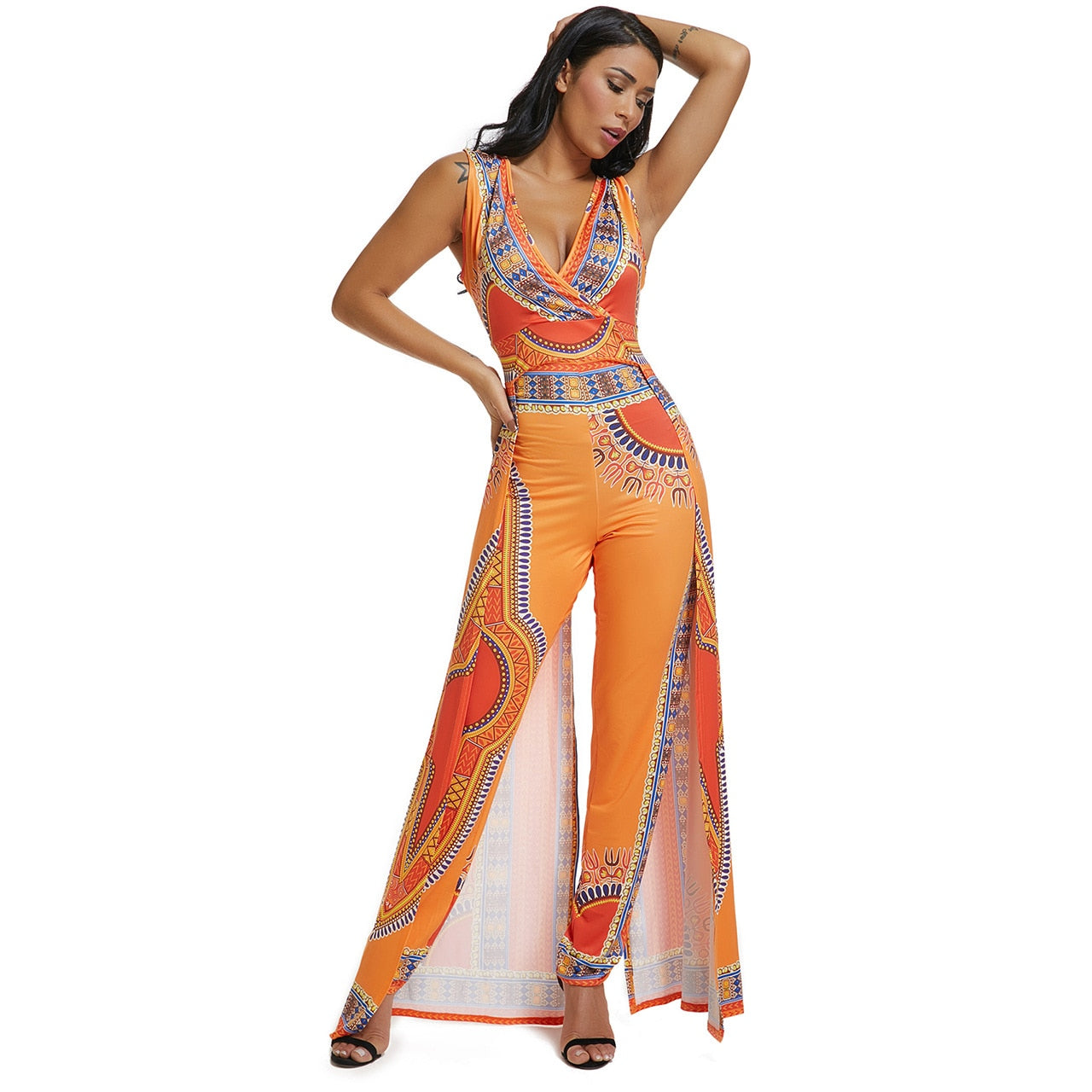 traditional kaftans sleeveless outfit