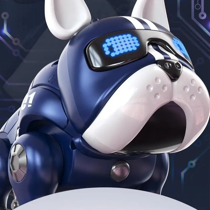 Interactive Dancing Bulldog Robot with Lights - Educational Toy for Boys and Girls