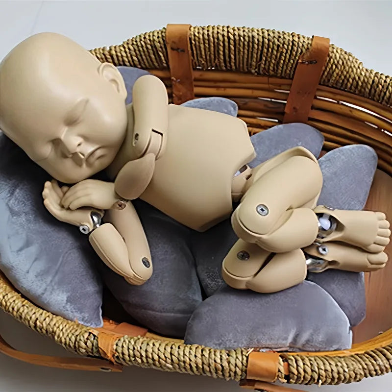 Newborn posing doll photography props newborn baby photography clothing joint doll model practice wrap