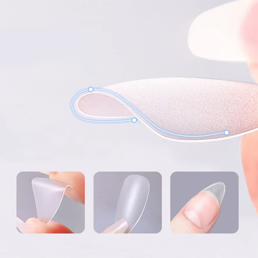 Upgrade Your Manicure with 120 Matte Gel Nail Tips - No File or Base Coat Needed!