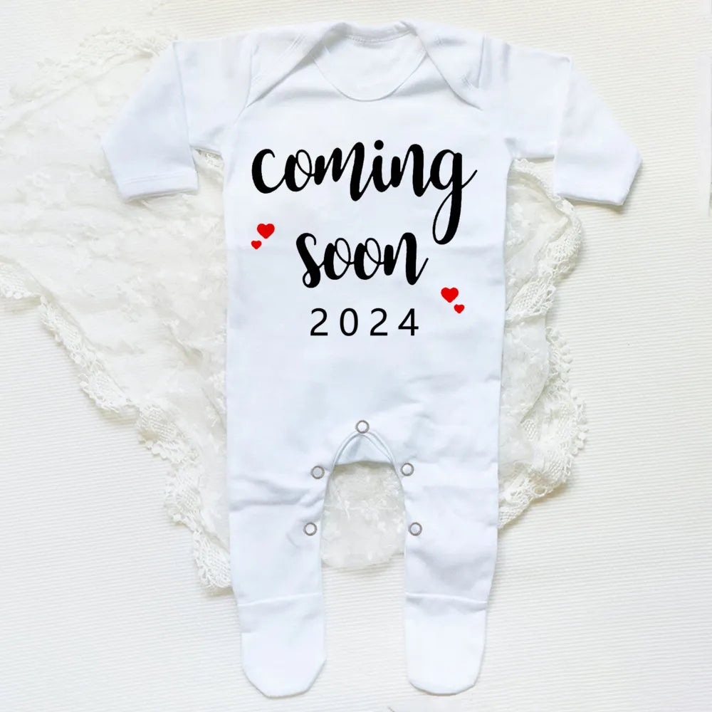 Coming Soon 2024 Newborn Baby Coming Home Outfit