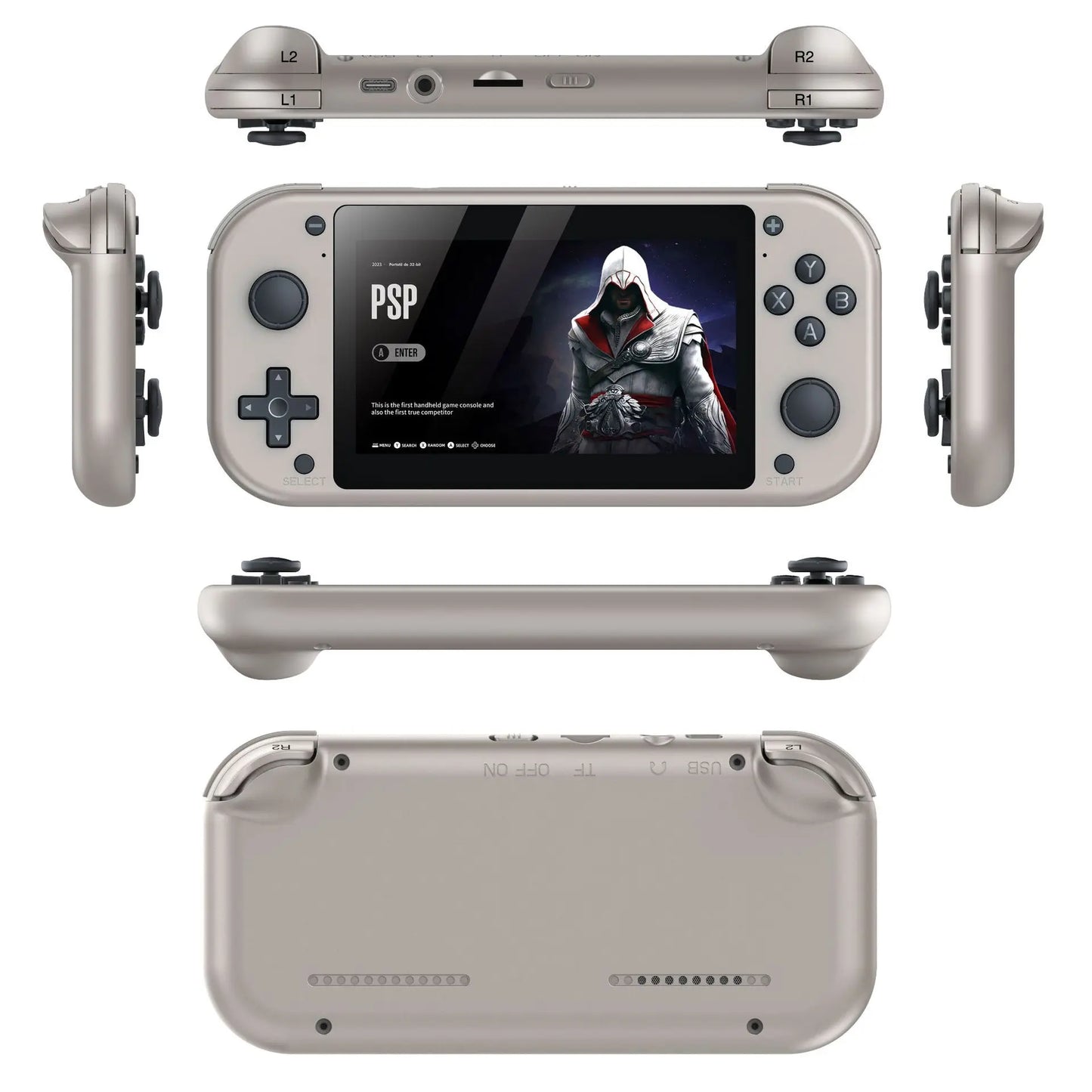 Retro Handheld Video Game Console - M17 | Open Source Linux System | 4.3 Inch IPS Screen | Portable Pocket Video Player