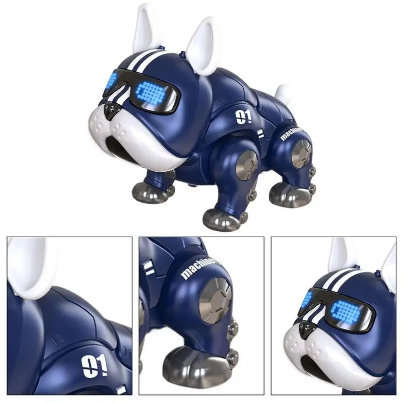Interactive Dancing Bulldog Robot with Lights - Educational Toy for Boys and Girls