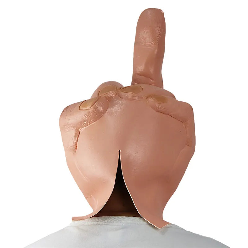 Full Face Middle Finger Party Scary Horror Mask For Men Women Costume Cosplay Mascaras